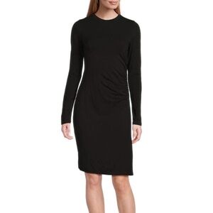 Vince Ruched Waist Sheath Dress Women's Large